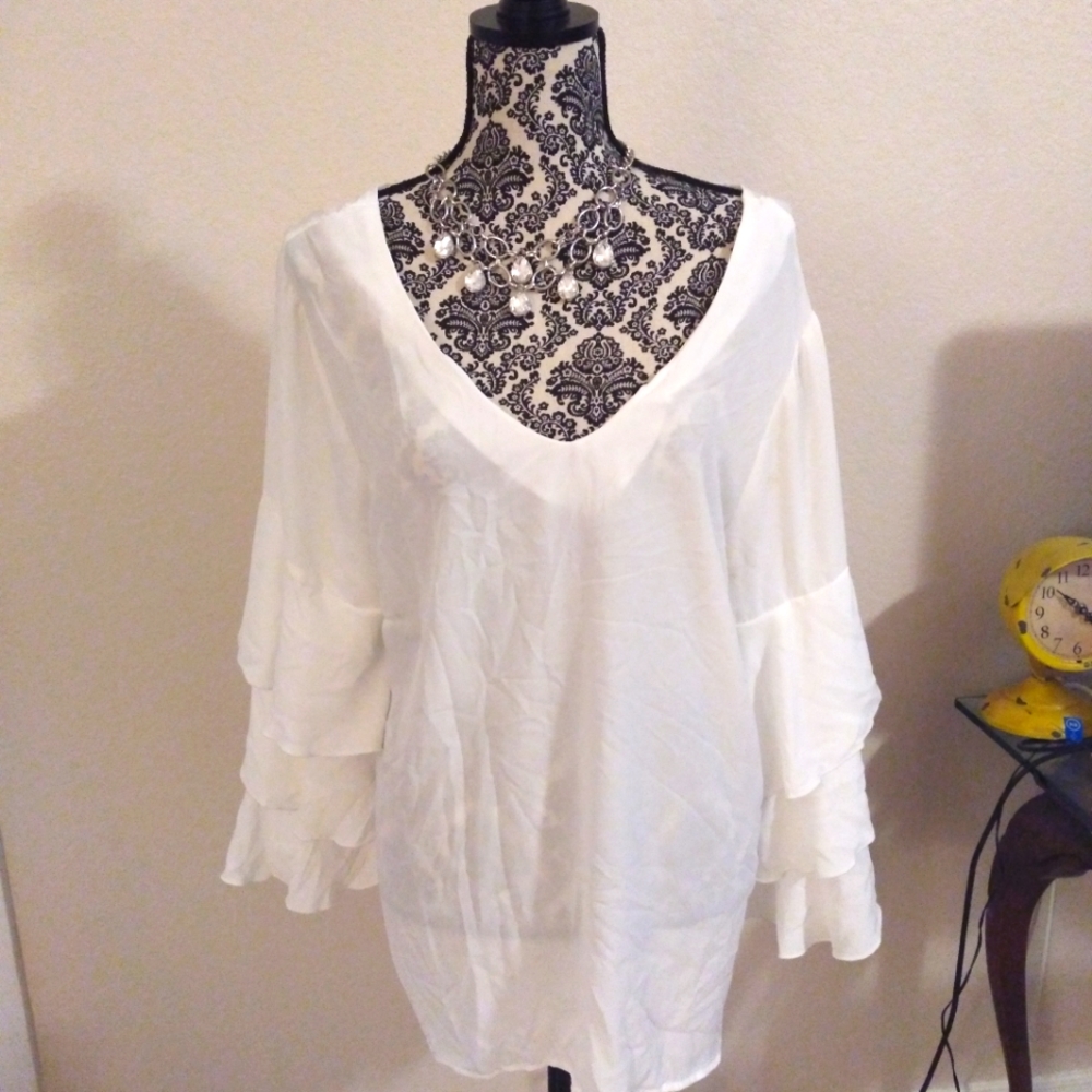 White Peasant Blouse